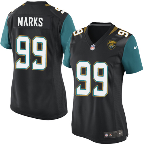 Women's Game Sen'Derrick Marks Nike Jersey Black Alternate - #99 NFL Jacksonville Jaguars